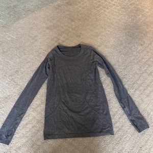 Lightly worn special edition Lululemon Gray Swiftly Tech Long Sleeve